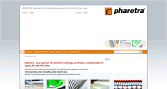 Desktop Screenshot of pharetra.com